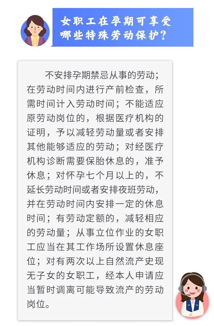 女職工在孕期可享受哪些特殊勞動保護(hù)？.jpg